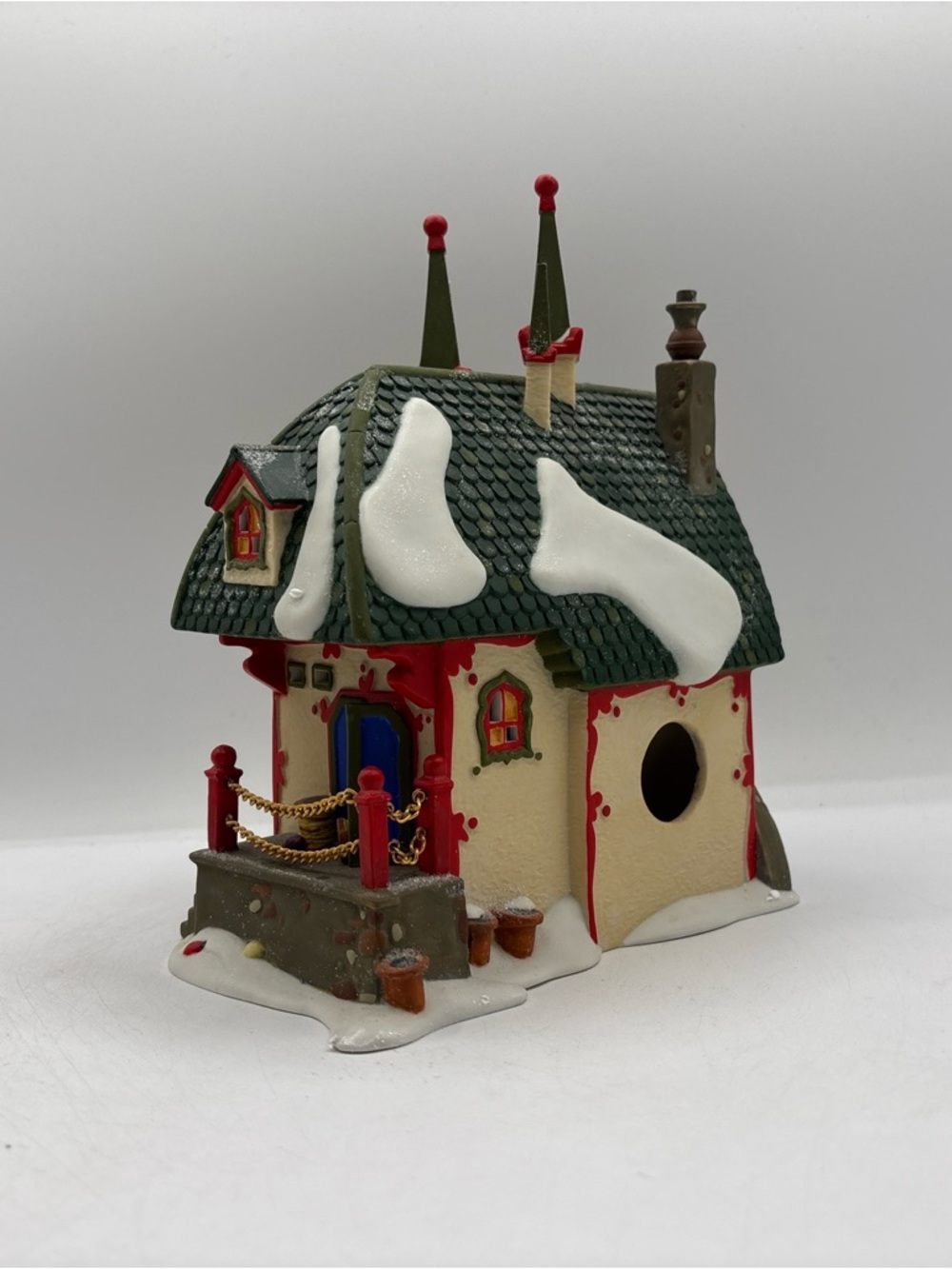 Department 56 1997 Vintage HVC North Pole Series Santa’s Light Shop 56397 EUC - Picture 4 of 12